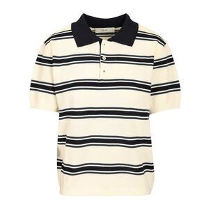 Dunst Women Unisex Multi Striped Polo Knit